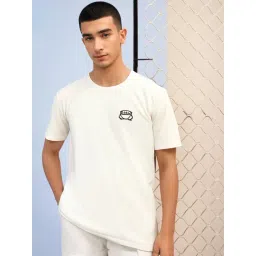 Vimal Jonney White Loose Fit Graphic T-Shirt-picture-16