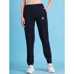 vimal jonney Women Printed Blue Track Pants-picture-26