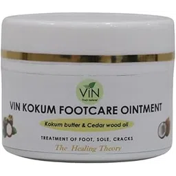 ViN Kokum Footcare Ointment, Natural Healing Treatment for Cracked Heels and Dry Feet, with Kokum Butter and Cedarwood Oil-picture-49