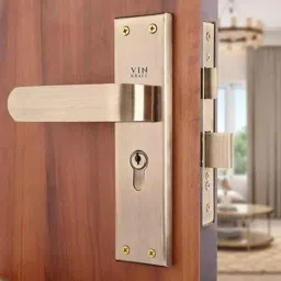 VIN KRAFT 8 inch 60mm Stainless Steel Antique Brass Mortise Door Lock Handle Set with 3 Keys, ML102-8CYS-OSK-AB-picture-14