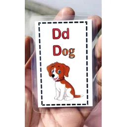 vinayak computers English Alphabets Hard Laminated Flash Cards-picture-13