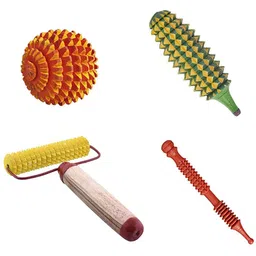 Acupressure Massager and Exerciser Combo Sets Kit(Pack of 4 items) Fitness Accessory Kit Kit-image-24