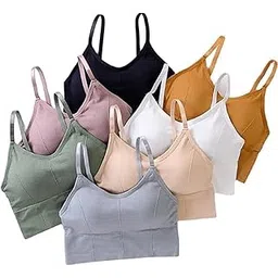 vinbila Women Cotton Padded Bra Combo Bra Pack of 3 PIS (Free Size Bra Fit Up to 28,30, 32, 34) (On 1 Order You Will get only 3 Pieces in Any Color as Shown in The Photos) Multicolour-picture-32