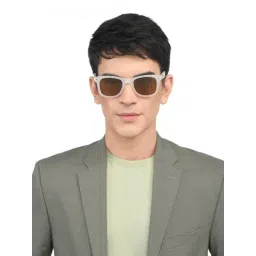 Vincent Chase Brown Wayfarer Polarised and UV Protected Lens Unisex Sunglasses-picture-32