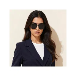 Vincent Chase Grey Black Full Rim Square Polarized Metal VC S000607 Sunglasses-image-12