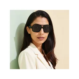 Vincent Chase Grey Black Full Rim Square Polarized Non Metal VC S000606 Sunglasses-image-42