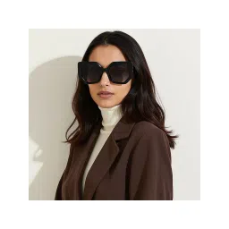 Vincent Chase Grey Gradient Black Full Rim Irregular Polarized Non Metal VC S000598 Sunglasses-image-38