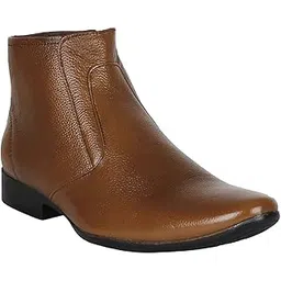 vincenzo Men’s Genuine Leather Boots/Shoes (Tan)-picture-13