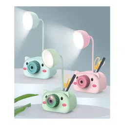 Vinmot Piggy Theme LED Lamp For Study With Mobile Holder and Sharpener - Multicolor-picture-20