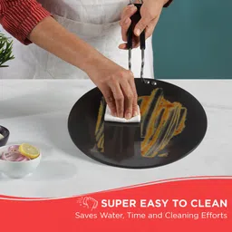 vinod Black Pearl Hard Anodised Roti/ Paratha / Phulka Tawa 22 cm diameter image 4