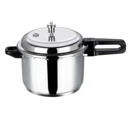 Vinod Regular 10 Litre 18/8 Stainless Steel Induction Friendly Outer Lid Pressure Cooker with Steam Plate, TCSB10 (Pack of 5)-picture-15