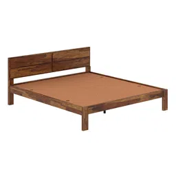 vintage home Simplicity Solid Wood King Size Non Storage Bed in Provincial Teak Finish image 2