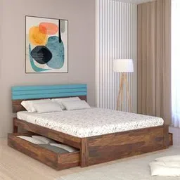 vintage home Woodland Retreat Solid Wood Queen Size Drawer Storage Bed in Provincial ...-picture-16