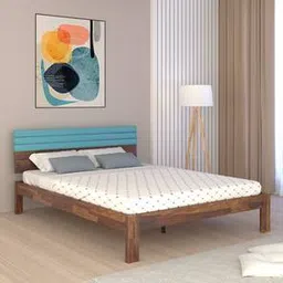 vintage home Woodland Retreat Solid Wood Queen Size Non Storage Bed in Provincial Tea...-picture-15