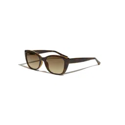Vintage Women Brown Cateye Sunglasses with-picture-40