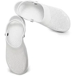 vintex Casual Sports Clogs| Comfortable & Lightweight Daily Use for Men/Boys White-picture-34