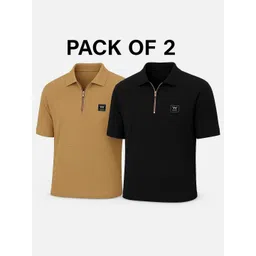 VINTHON Men 2 Polo Collar T-shirt-picture-14