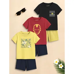VION Boys Printed T-shirt with Shorts-picture-26