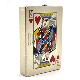 viovi Rose Gold Metal Body King Lighter With LED Light Green Flame Windproof Cigarette Lighter Pocket Lighter-picture-13