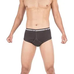Men's Cotton Briefs - Spector 34IN (Pack of 5) Assorted (Colors & Print May Vary) Grey-image-40