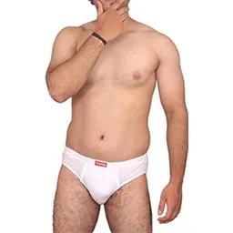 vip Cotton Blend Frenchie Plus White Men's Brief Pack Of 6 (Size-110Cm)-picture-16