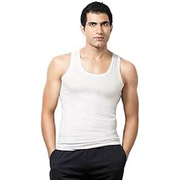 vip Frenchie Elite Men's Cotton Vest Pack of 6 (85 cm), White-picture-28