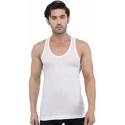 vip Frenchie Elite White Men's Cotton Vest Pack of 6 (110 cm)-picture-47
