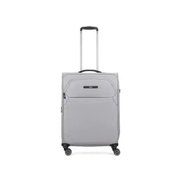 VIP Grey 8 Wheels Medium Soft Cabin Trolley Bag 42.5 cm-picture-44