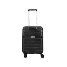 VIP Hummer Jet Black Textured Hard Cabin Trolley Bag - 23 Cm-picture-48