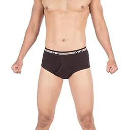 vip Men's Cotton Briefs - Spector 36IN (Pack of 3) Assorted (Colors & Print May Vary) Brown-picture-52