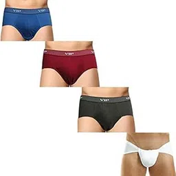 vip Men's Cotton Fresh Air Flow Briefs With Spenca Gym Cotton Langot_(Combo Of 4)_Large-90Cm, Multicolour-picture-36