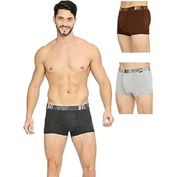 vip Men's Cotton Solid (Pack of 3) (Brando Plain_Trunks_100_P3_Assorted-picture-39