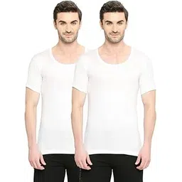 vip Men's Solid Regular Fit Vest (VP-MI-VS-CLSRS-10P-PO2-85_White-Pack of 2-picture-11