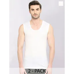VIP Pack of 2 Cotton Innerwear Basic Vests-picture-19
