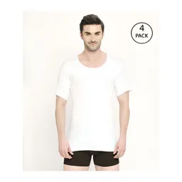 VIP Pack of 4 Cotton Innerwear Vests-picture-10