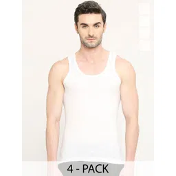 VIP Pack Of 4 Cotton Sleeveless Innerwear Vest-picture-41