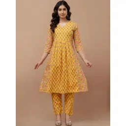 VIPY HANGER Women Pure Cotton Kurta Sets-picture-12