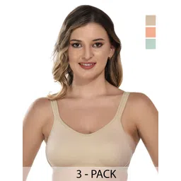 Viral Girl Pack Of 3 Full Coverage Non Padded Everyday Bra-picture-23