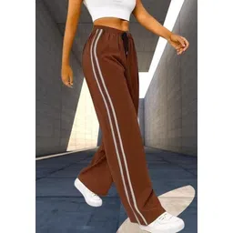 virtanen Women Solid Brown Track Pants-picture-30