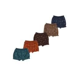 VIRUKSHAM Girls Pack of 5 Printed Cotton Hipster Briefs VH 505 Ramvi bloomer 0-6m-5p-picture-13