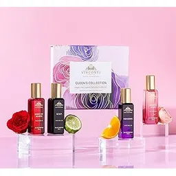 Visconti Perfume For Women Gift Set of 4 x 20 ML Eau De Parfum Long Lasting and Anti-Stain Perfumes Gifts For Women Queen of Hearts, Sugar & Spice, Fashionista, M.V.P. Woman-picture-33
