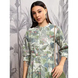 Vishudh Tropical Print Fit & Flare Midi Dress-picture-20