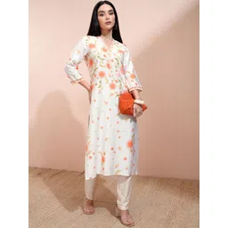 Vishudh Women Floral Printed Floral Kurta-picture-22