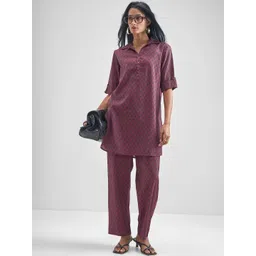 Vishudh Women Printed Short Tunic And Palazzo Set-picture-33