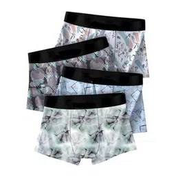 vishva creation Men Pack of 4 Printed Trunks-picture-29