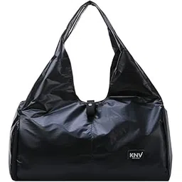 VISMIINTREND Travel Gym Bag for Women, Carrying Workout Gear, Makeup, and Accessories, Shoe Compartment and Wet Dry Storage Pockets Black-picture-39