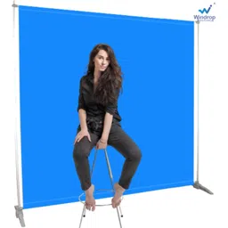 Vistamanya Plus light blue cotton camera "photography backdrop 4x8"fit Reflector image 1