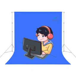 Vistamanya Plus light blue cotton camera "photography backdrop 4x8"fit Reflector image 3