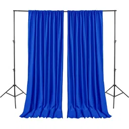 Vistook 5x10FT Decoration Backdrop Royal Blue Curtain Drapes Backdrop Panels Background Reflector-picture-12