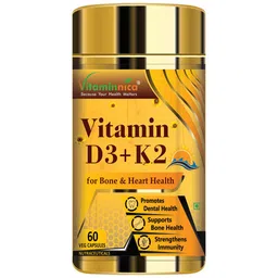 Vitaminnica Vitamin D3 + K2,  60 veggie capsule(s)  Unflavoured -picture-27